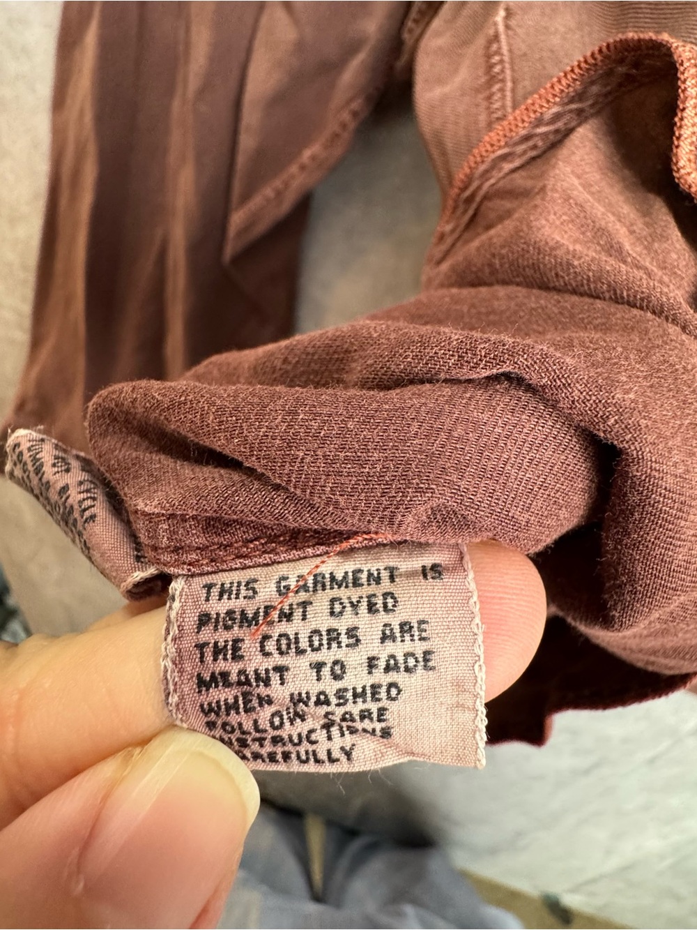 Tommy Bahama Rust-Brown Button-Down Shirt - Picture 6 of 7